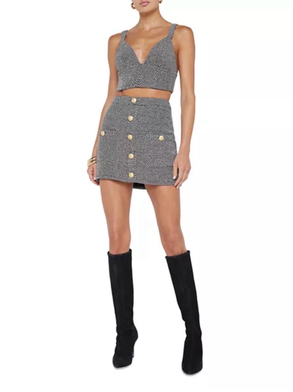 L'AGENCE Zander Mini Skirt